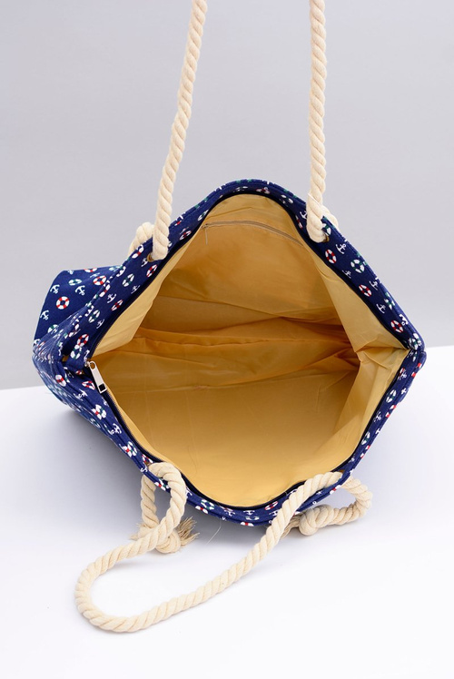 Women's Large Navy Beach Bag Navy Blue