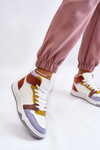 Buty Sportowe Trampki Wysokie Damskie Multikolor Rumour