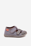 Children's slippers Milami with Velcro gray Reathiana