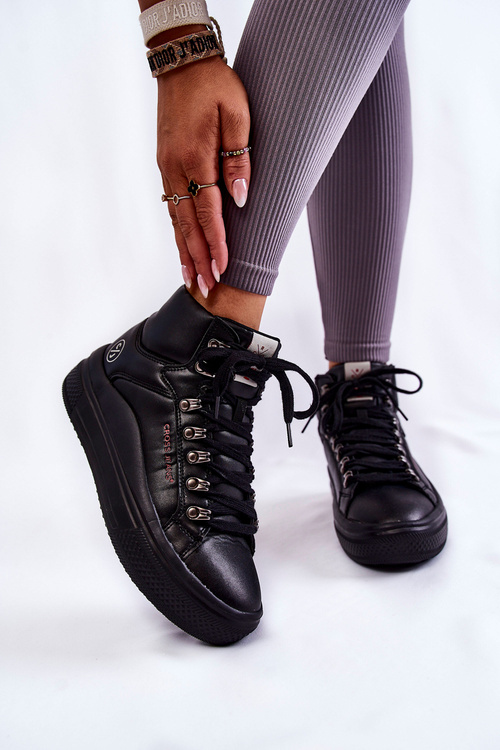 Women's High Sneakers Cross Jeans KK2R4029C Black
