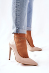 Classic Monnari Stilettos 0180-015 Beige