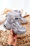 Insulated Snow Boots Silver Erila