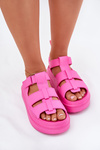 Ladies Platform Sandals Fuchsia Nitavelia