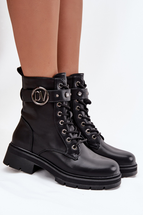 Insulated workery women with decorative detail black Talyssa