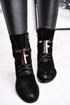 Women’s Suede Boots Black Nicole 2591