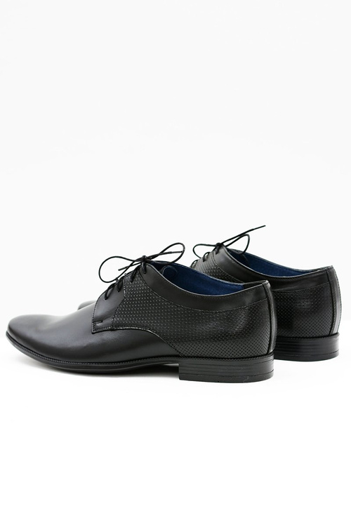 Klasyczne Męskie Skórzane Wizytowe Półbuty Ercole