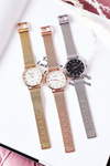 Watch On Mesh Bracelet ERNEST Rose Gold
