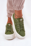 Women's Platform Sneakers Lee Cooper LCW-25-31-3449L Green