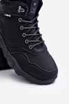 Men's Insulated Black Trekking Boots Daviana