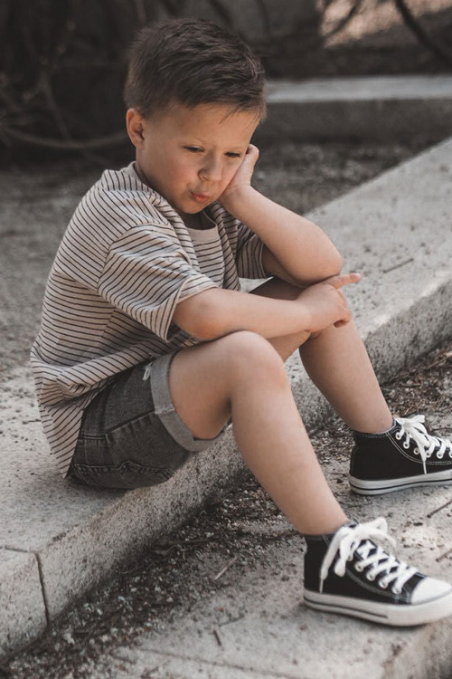 Kids High Sneakers Black Filemon