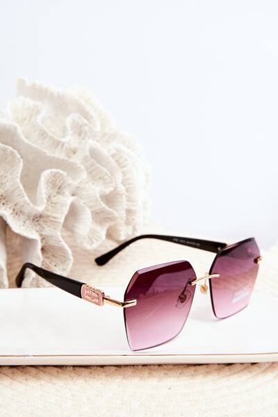 Okulary Przeciwsłoneczne Z Filtrem UV Damskie UV400 Różowe