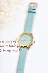 Women's watch on a leather strap Giorgio & Dario Mint