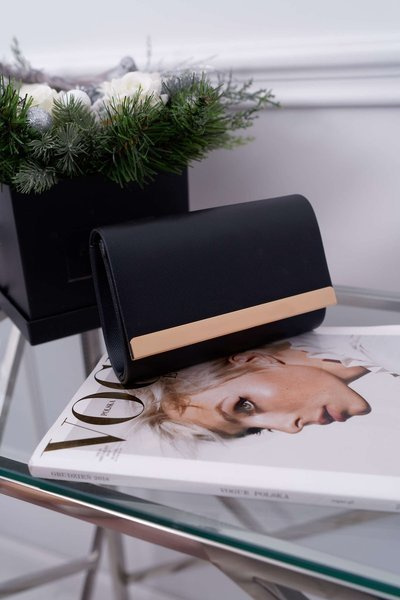 Women's Handbag Black Elegant Clutch Bag