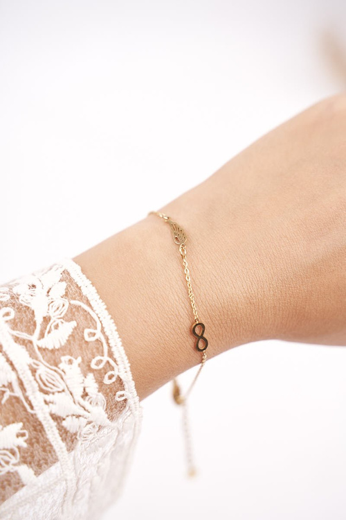 Women's Bracelet Celebrity Gold Infinity Andrea