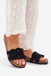 Women's Cork Platform Sandals Black Timaxrre