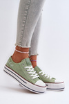 Trampki Gruba Podeszwa Damskie Zielone Lee Cooper LCW-24-31-2217