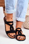 Women’s Sandals Flat Black Rachel