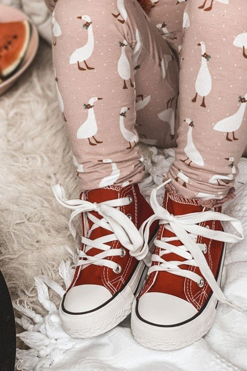 Kids High Sneakers Red Filemon