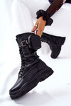 Platform Boots With Pouch Black Issanti