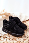 Children's Leather Sports Shoes Black Marisa