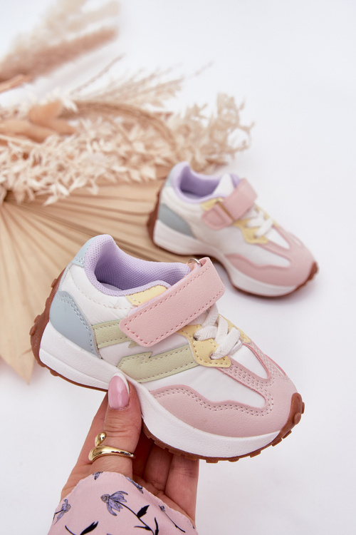 Buty Sportowe Sneakersy Dziewczęce Jednorożce Przypinka Białe Thalia