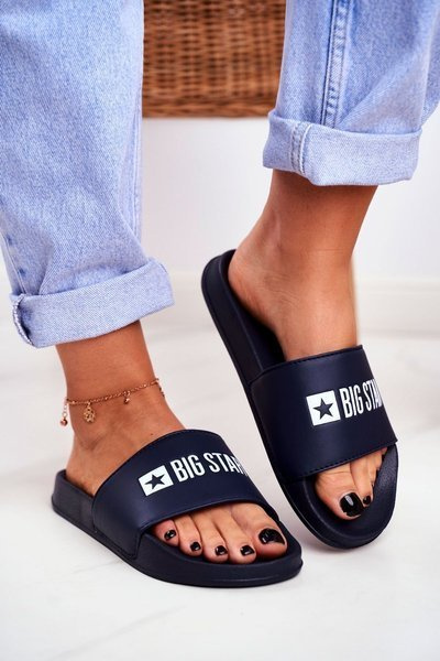 Women's Slides Big Star Navy GG274043