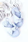 Children's Sandals With Drawstring Blue Bubble Gum