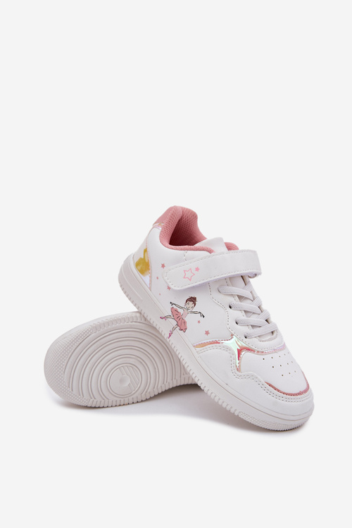 Buty Sportowe Dziecięce Balerina Białe Ulinasse