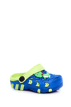 Children's Foam Slides Navy Blue-Green Crocodile 