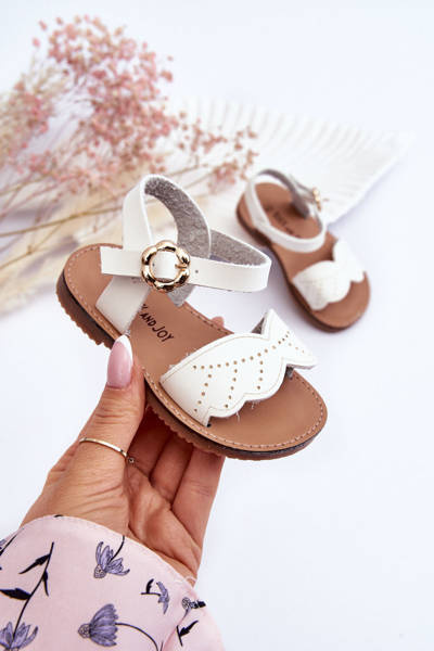 Classic Children's Sandals White Izzy