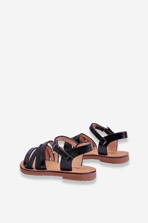 Children's Sandals With Straps Black Isla