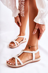Women's Sandals With Ornaments White Amberly