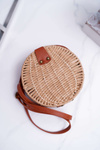 Braided Handbag String Chest Veeza Camel