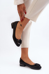 Ballet Flats with Buckle Sergio Leone BL203 Black