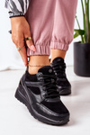 Wedge Sneakers Black Temida