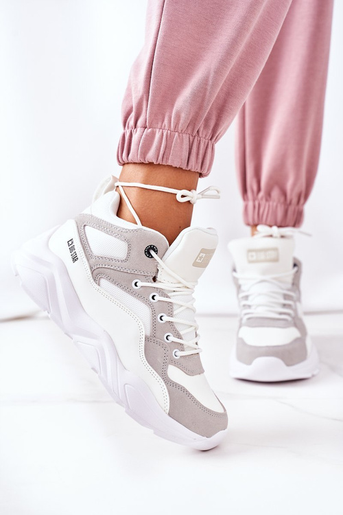 Sneakersy Buty Sportowe Big Star Białe GG274643