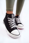 Classic High Insulated Sneakers Big Star KK274598 Black
