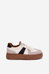 Women's Platform Sneakers Beige Dovina