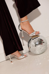 Silver Heel Sandals Revella