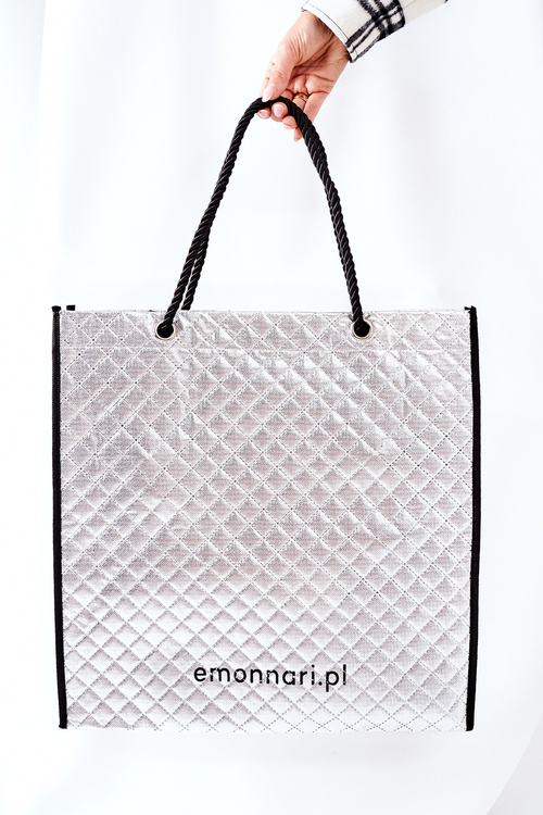 Women's Bag Shopper Monnari NBAG0030-022 Silver