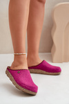 Kapcie Damskie Obuwie Domowe Fuksja Inblu ED000018