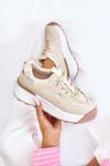 Women's Platform Sport Shoes Light beige Dakari