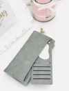 Large Women's Gray Wallet