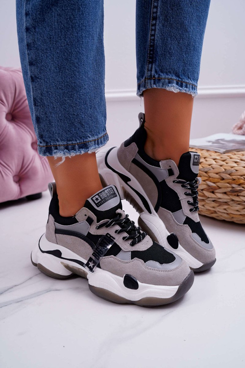 Women's Sports Shoes Big Star by Daniel Lopez Grey FF274427