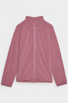 Womens Regular Fleece With Stand Collar 4F 4FWMM00TFLEF294-53S Pink