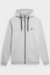 Men's Zip-Up Hoodie Gray 4FWMM00TSWSM1466-27M