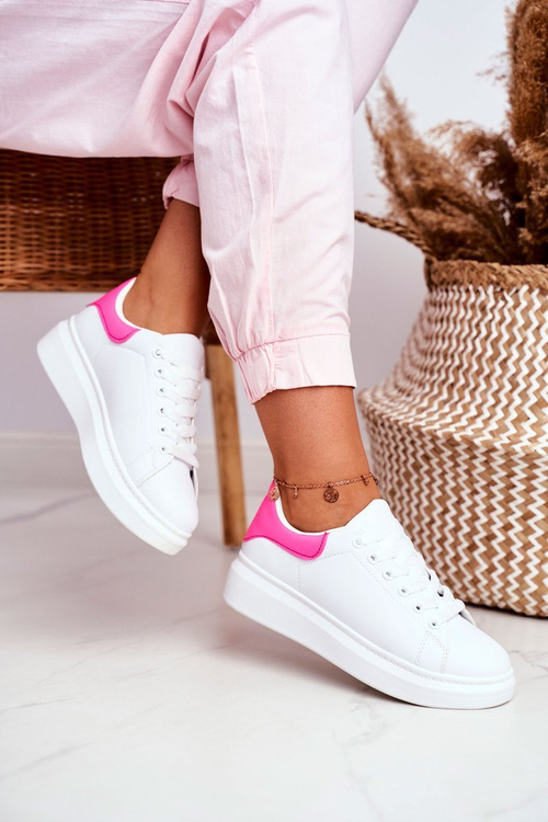 Women’s Sport Shoes Lu Boo White Fuchsia Matilda