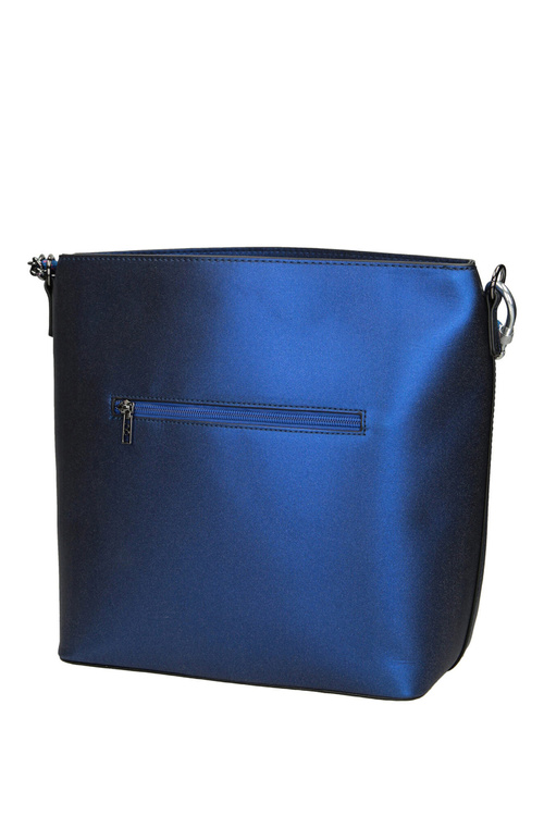 Classic Leather Handbag Nobo M1280-C012 Navy blue