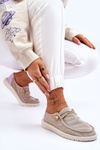 Women's Slip-on Canvas Sneakers Beige Kenza