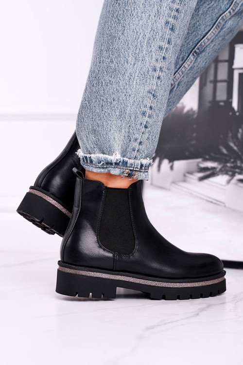 Women's jodhpur boots black Stiletto